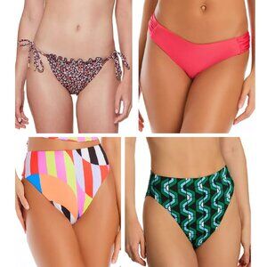NWT Sanctuary Womens Assorted Bikini Bottom Multicolor Size S-L $70 12HL434